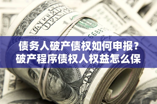 武汉债务人破产债权如何申报？破产程序债权人权益怎么保障？