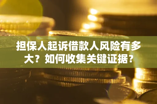 武汉担保人起诉借款人风险有多大？如何收集关键证据？