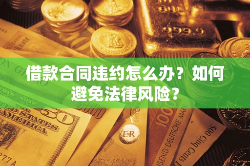 武汉借款合同违约怎么办？如何避免法律风险？
