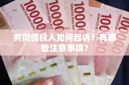 武汉共同债权人如何起诉？有哪些注意事项？